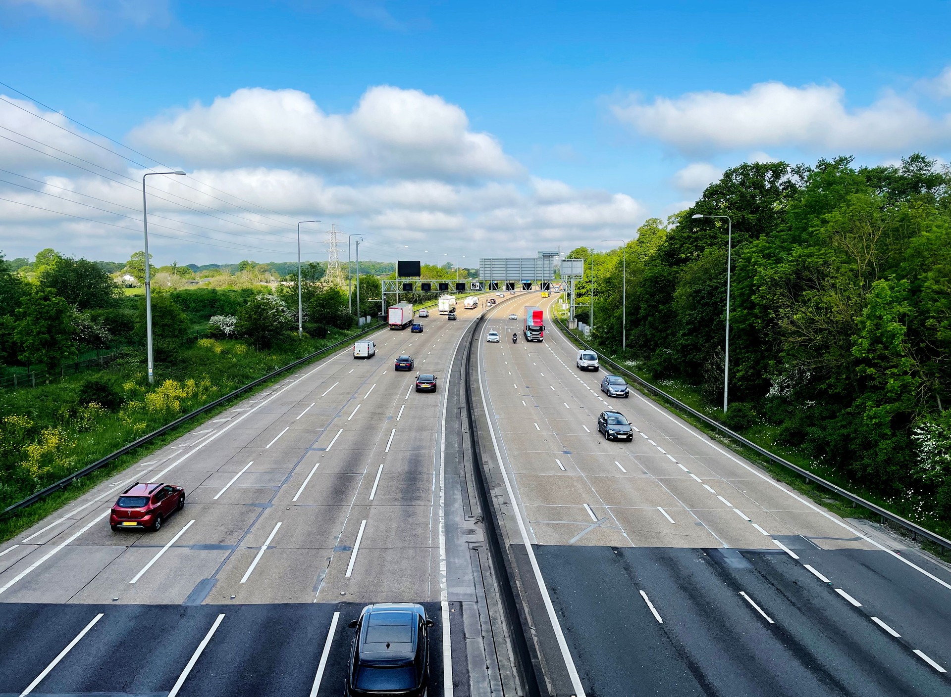 Traffic on M25